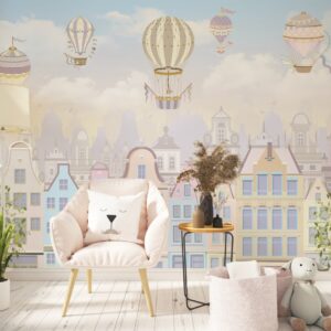Dreamy Balloon Townscape